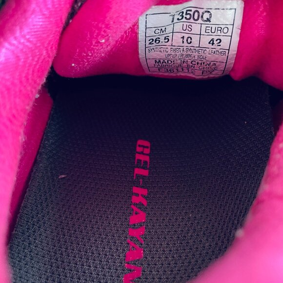 Asics Gel Kayano 19 Women's Athletic Running Shoes T350Q Grey Pink White 10 US - Picture 7 of 11